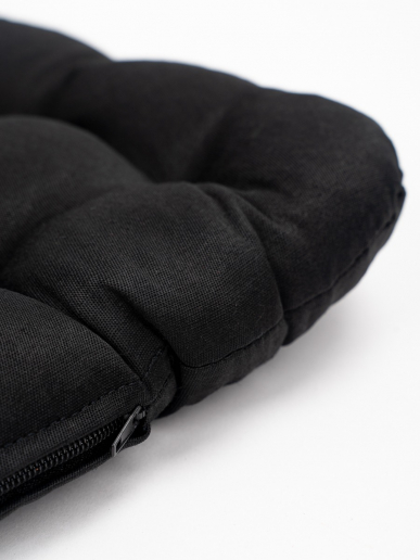 Подушка в автомобиль с гречневой лузгой арт. APG25 / Черный