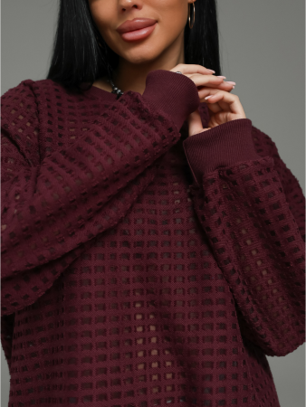 Женский свитшот Фрэнсис / Бордо