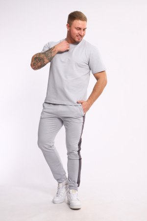 Мужской костюм 35282 / серый