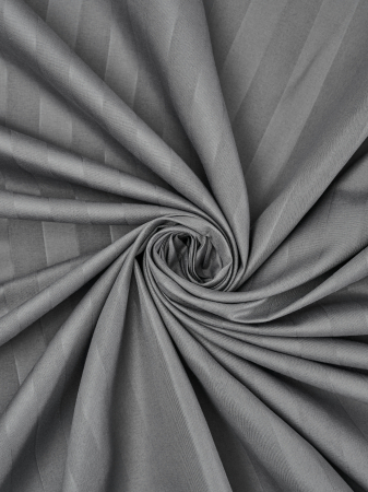 Пододеяльник микрофибра страйп / Светлый серый