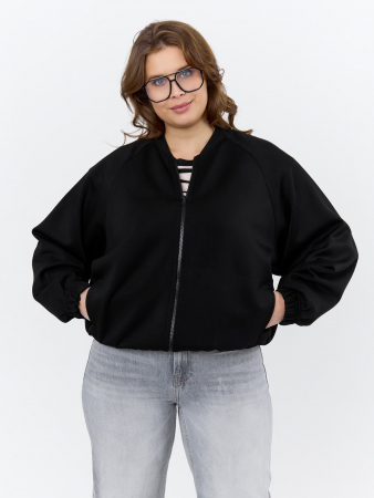 Женский бомбер Нео-1 БО-004 / чёрный