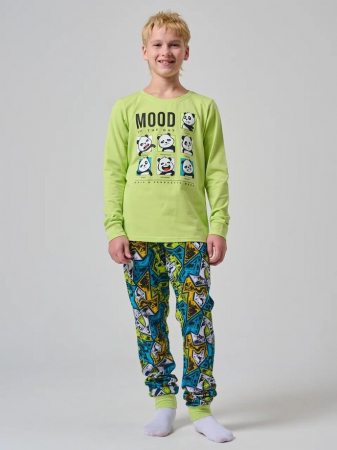 Детская пижама "Модная панда" длинный рукав