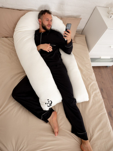 Подушка для кормления PandaHug Soft + аромароллер "Magic of mind"