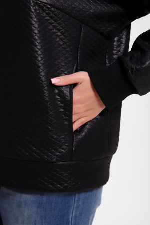 Женский бомбер 20691 / черный