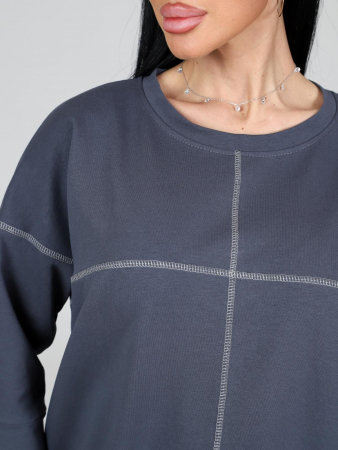 Женский свитшот Николет / темно-серый