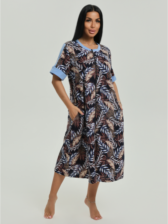 Женский халат Барышня / Темно-синий