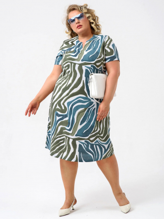 Женское платье "Мираж" 2229-К / Зеленый