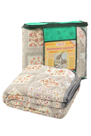 Одеяло-покрывало поплин хлопковое волокно 300 гр/м2