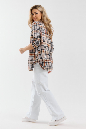 Женская рубашка 36989 / оранжевый