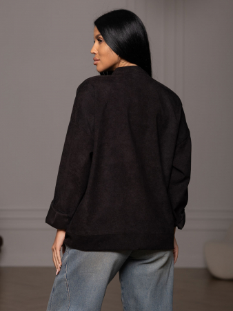 Женский бомбер мод.2167 / Черный