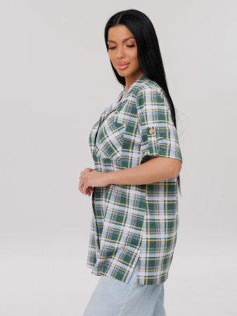 Женская туника Т-221(К) / Желтый (клетка)