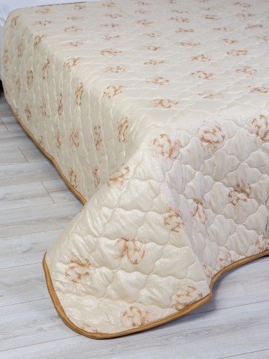 Одеяло стёганое поплекс верблюжья шерсть 300 гр/м2