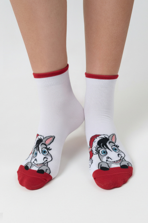 Женские носки стандарт Бурка / белый