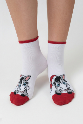 Женские носки стандарт Бурка / белый