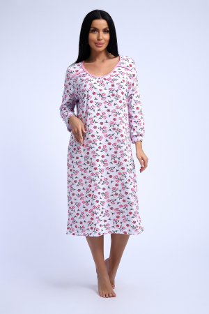 Женская ночная сорочка 51197 / розовый