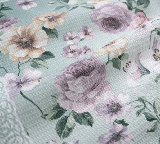 Полотенце вафельное кухонное / Под цветом розы 1