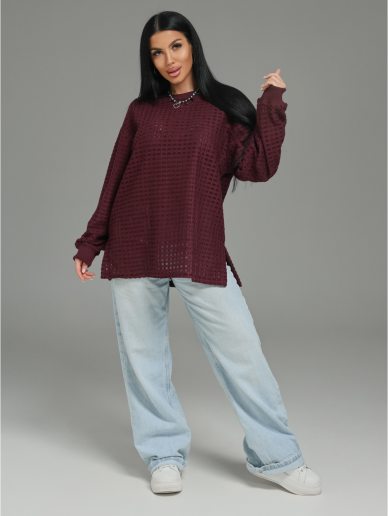 Женский свитшот Фрэнсис / Бордо