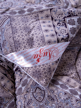 Одеяло стёганое поплин лен 400 гр/м2