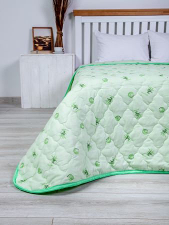 Одеяло-покрывало "Бамбуковое волокно" поплин 300 гр/м2