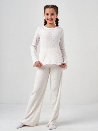 Детская пижама "Ажурные сны" длинный рукав
