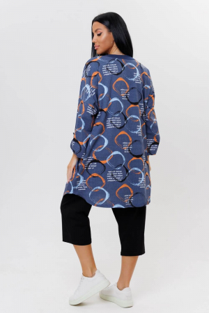 Женская туника 2126/1 / Индиго