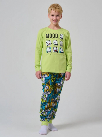 Детская пижама "Модная панда" длинный рукав