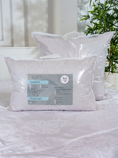 Подушка "Лебяжий пух" перкаль