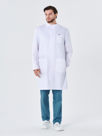 Халат медицинский мужской 245.0 / Белый