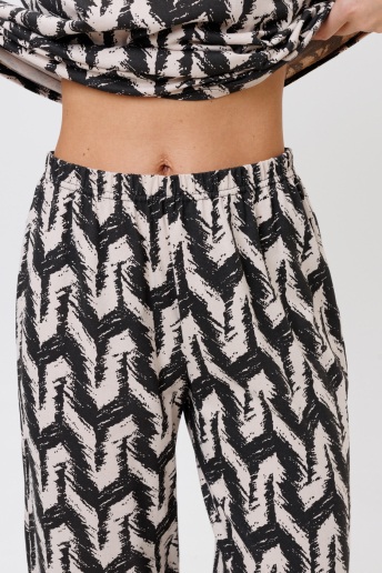 Женская пижама с бриджами 1866/1 / Черный