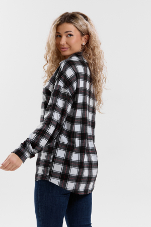 Женская рубашка 36995 / черный