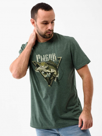 Мужская футболка "Рыбак" 2280-К / В ассортименте