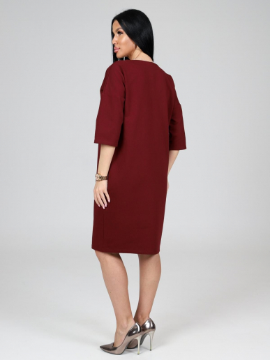 Женское платье Памперо / Бордовый