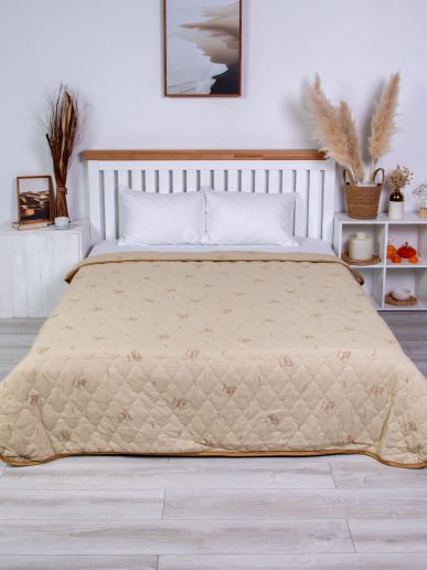 Одеяло-покрывало "Овечья шерсть" поплин 150 гр/м2