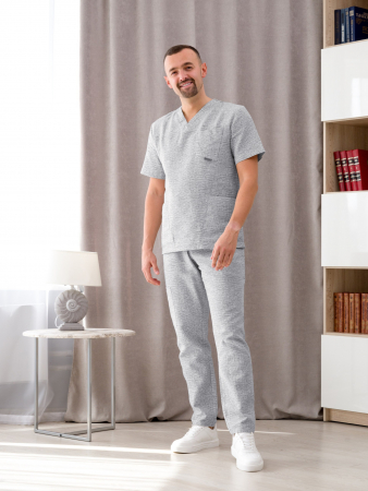 Костюм медицинский мужской М-148-05 Рогожка