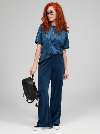 Женский костюм Элнора-Жаккард / петроль