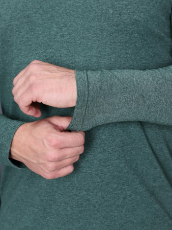 Мужской лонгслив Рейнир / зеленый