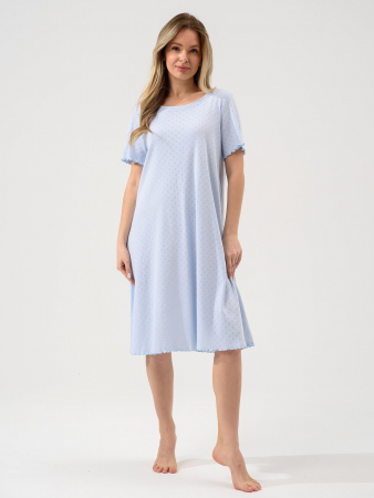 Женская сорочка "Шарм" 2433-Рн / Голубой