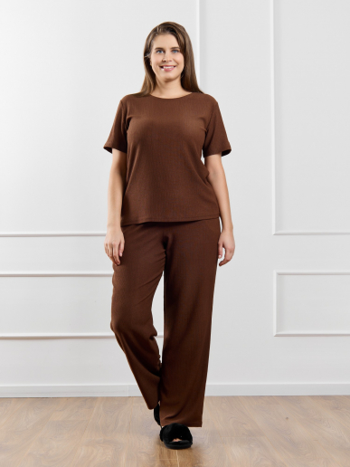 Женские брюки Рената-2 / коричневый