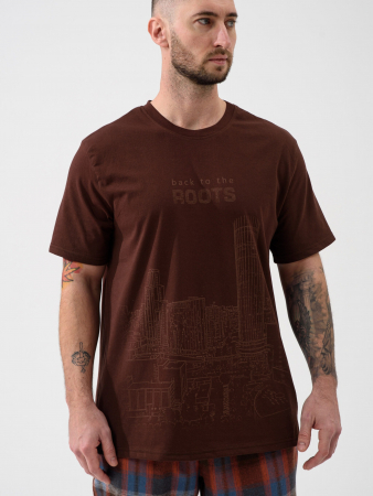 Мужская пижама "Огни ЕКБ" 2431-К/Ф / Коричневый