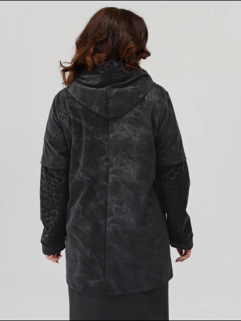 Женский кардиган на молнии / Черный