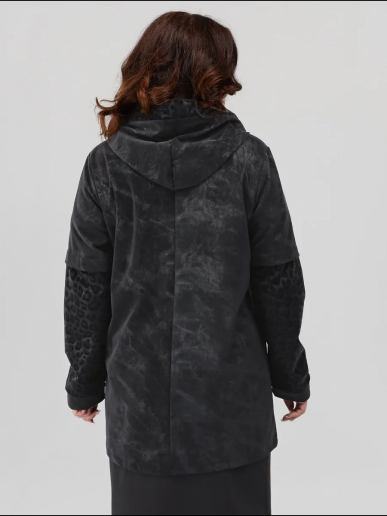 Женский кардиган на молнии / Черный