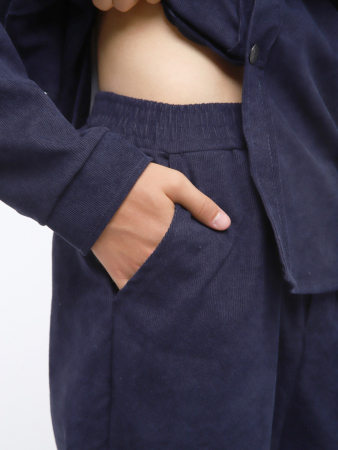 Детский костюм "Вельвет" / Темно-синий