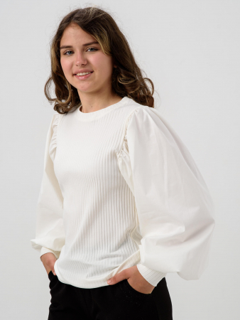 Детский джемпер "Доминика" длинный рукав / Молочный