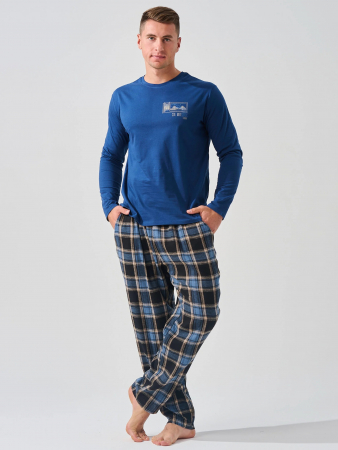 Мужская пижама "Мост" 2397-К/Ф / Синий