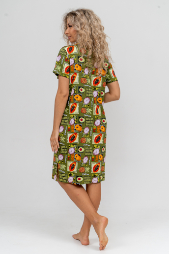 Женский халат 37007 / хаки