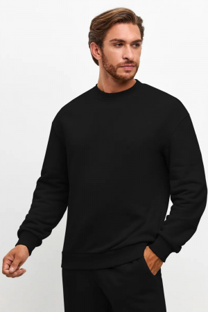 Мужской свитшот 14430/1 / черный