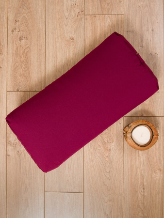 Болстер прямоугольный для йоги "Релакс" / бордо