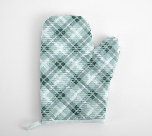 Прихватка-рукавица рогожка / Плетение 2