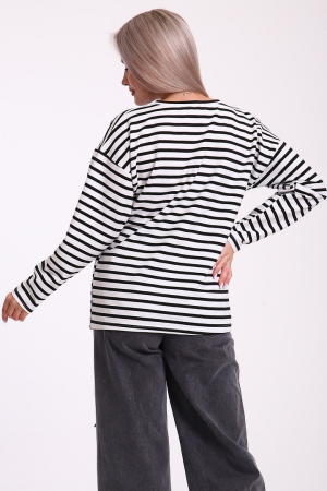 Женский лонгслив 731 / Черный