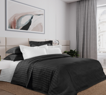 Постельное белье страйп-сатин ТМ Legends / Инь и Ян